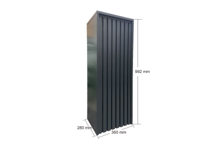 Parcel Pillar Charcoal