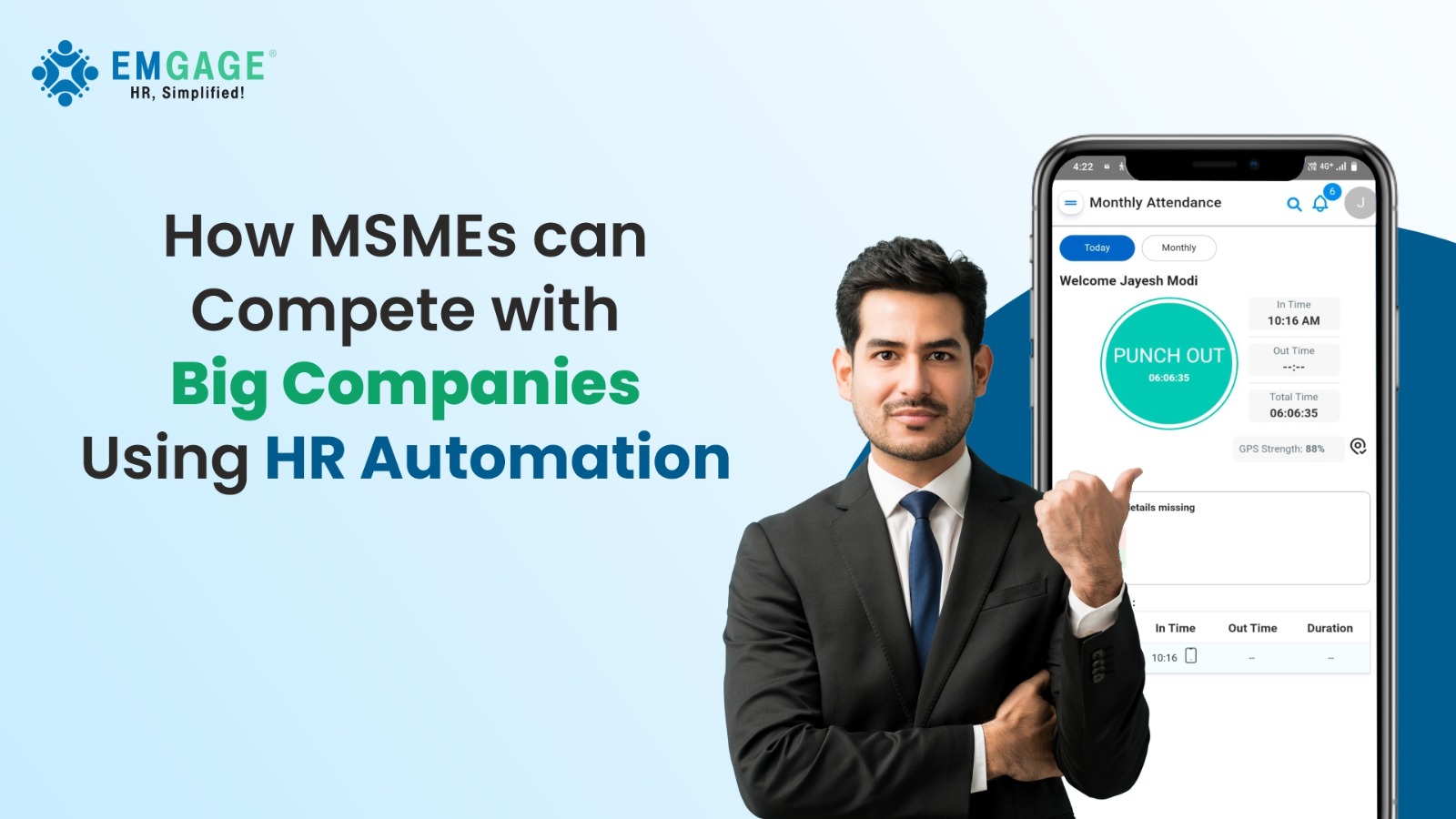 emagege how msmes can compete with big compaines using hr automation