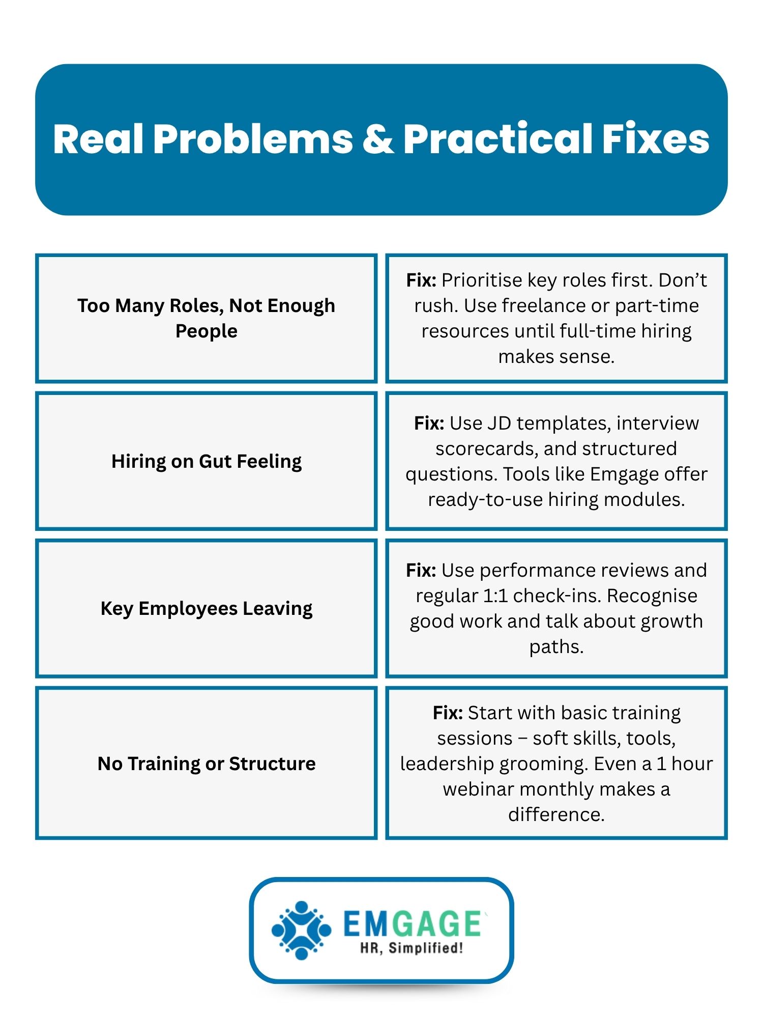Emgage - HR planning issues and solutions