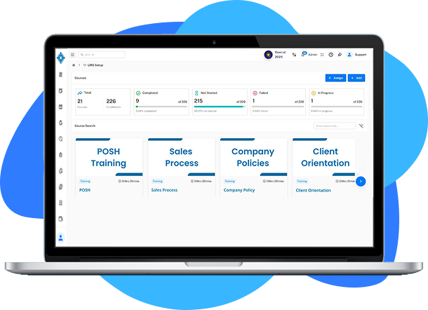Employee Learning Integrated in HRMS